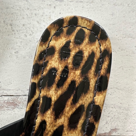 Tory Burch • Patent Leopard Miller Sandals - Picture 8 of 13